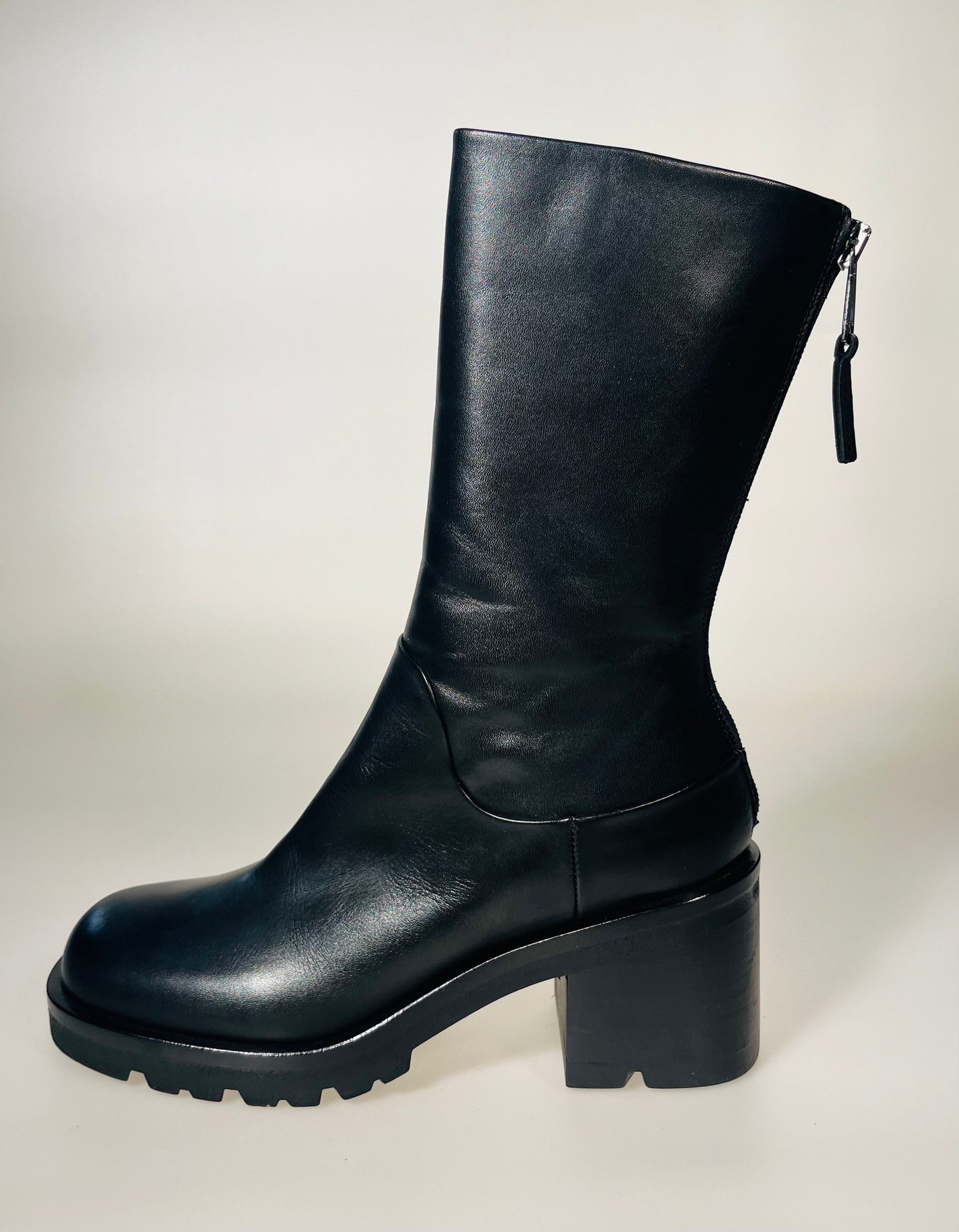 Stivaletti STRATEGIA art. A5473 in pelle nera
